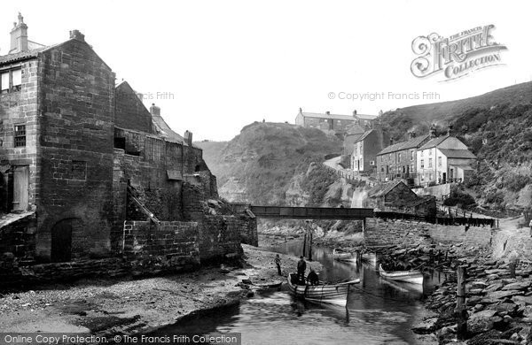 Photo of Staithes, The Town And The Boats 1927