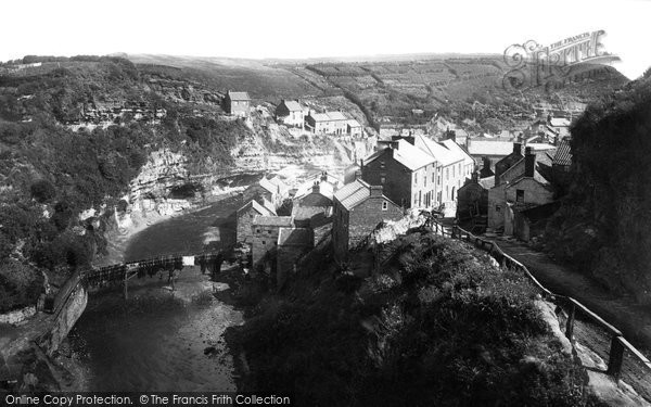 Photo of Staithes, The View From The Road c.1885