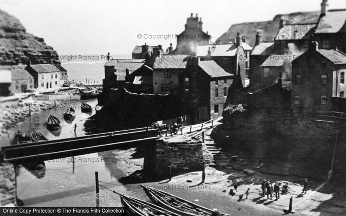 Photo of Staithes, The Village And Bridge c.1917