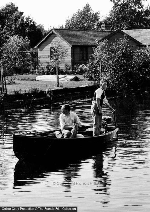 Photo of Stalham, Boating On The River c.1933