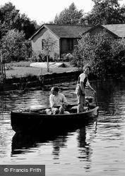 Boating On The River c.1933, Stalham