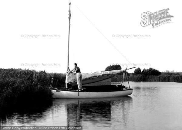 Photo of Stalham, Getting Ready For The Night On The Ant c.1933