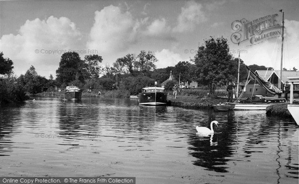 Photo of Stalham, The River Ant At Wayford Bridge 1956
