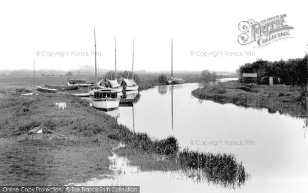 Photo of Stalham, The River, Wayford Bridge c.1931