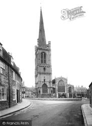 All Saints' Church, West Front 1922, Stamford