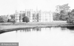 Burghley House And Lake c.1890, Stamford