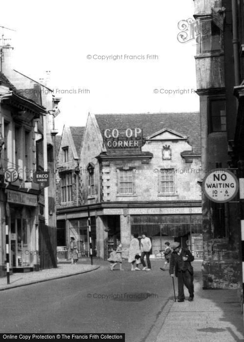 Photo of Stamford, Co Op Corner, High Street c.1960
