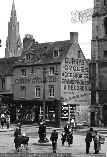 Photo of Stamford, Curry Cycle Co, Market Place 1922