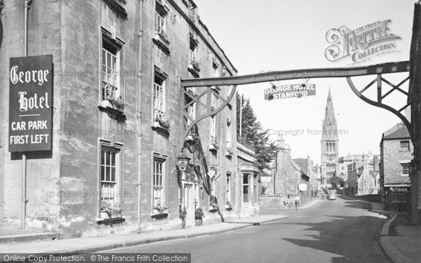 Photo of Stamford, George Hotel c.1955