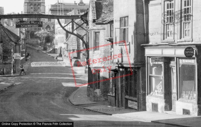 Photo of Stamford, High Street Shops c.1955