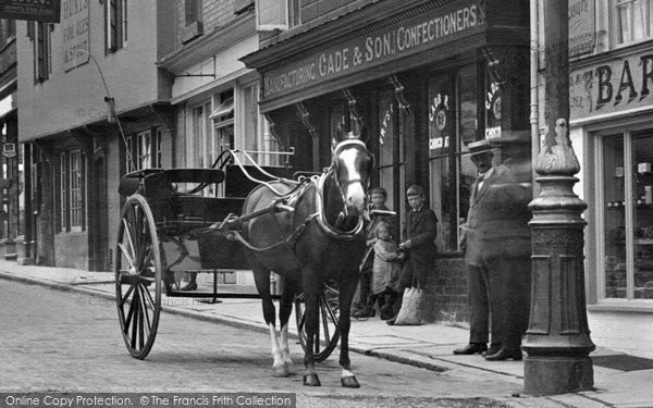 Photo of Stamford, Horse And Cart In St Mary's Street 1922