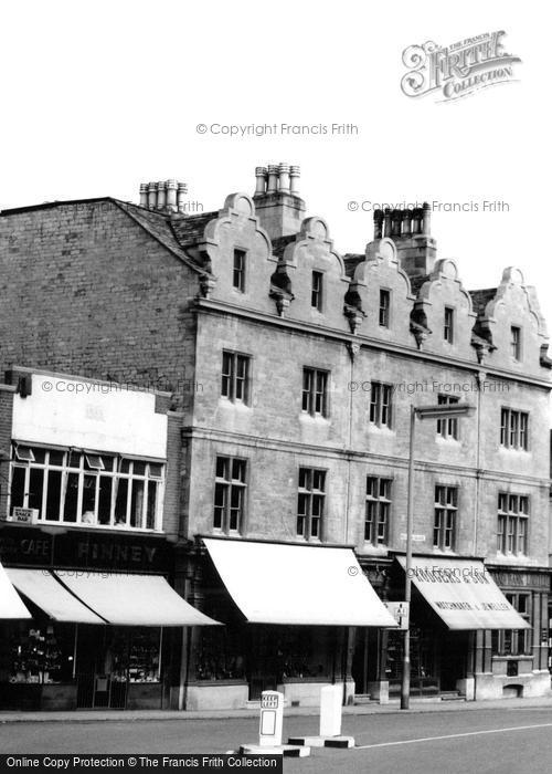 Photo of Stamford, Red Lion Square Shops And Bank c.1960
