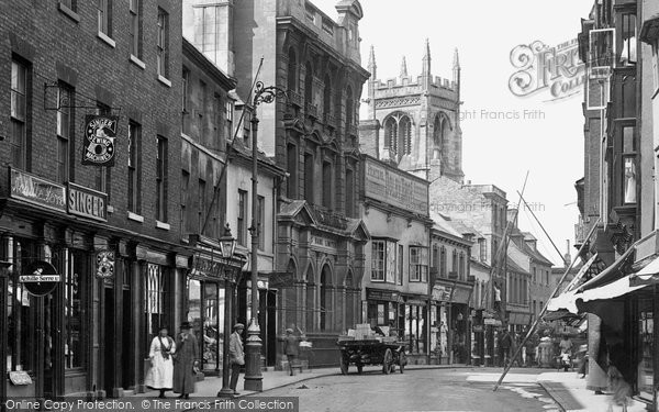 Photo of Stamford, Singer Shop, High Street 1922