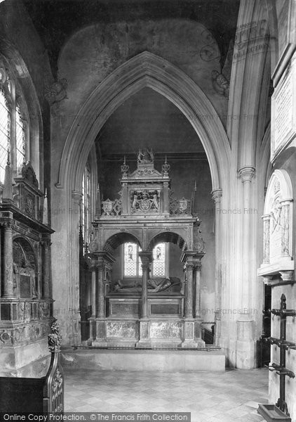 Photo of Stamford, St Martin's Church, Burghley Monument 1922
