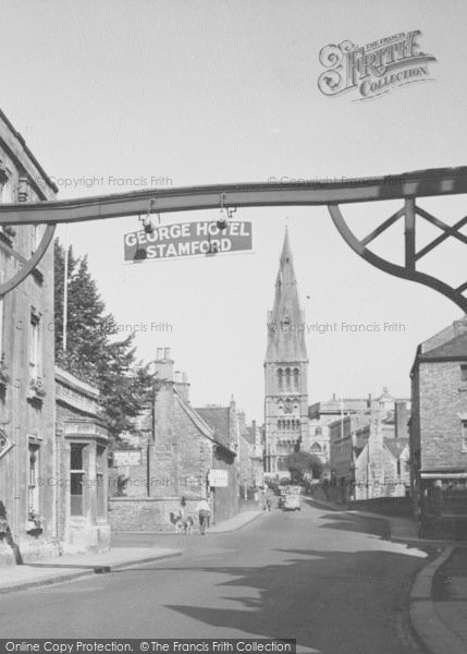 Photo of Stamford, St Martin's From The George Hotel c.1955