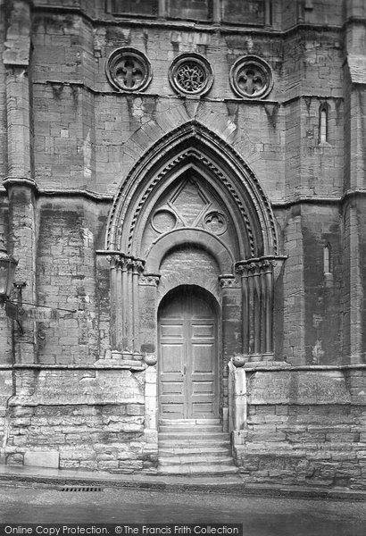 Photo of Stamford, St Mary's Church, West Door 1922