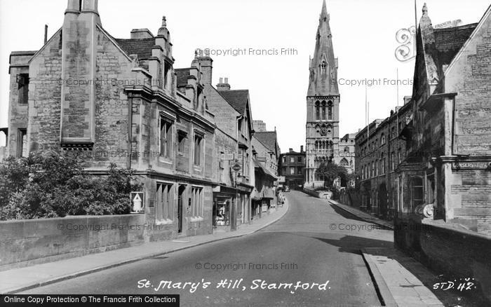 Photo of Stamford, St Mary's Hill c.1955