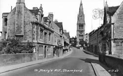 St Mary's Hill c.1955, Stamford