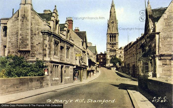 Photo of Stamford, St Mary's Hill c.1955