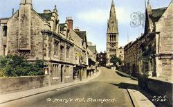 St Mary's Hill c.1955, Stamford