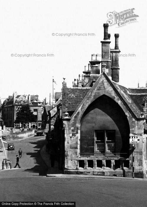 Photo of Stamford, St Peter's Callis And All Saints' Street c.1955