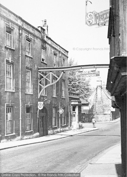 Photo of Stamford, The George Hotel c.1955