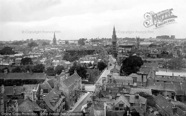 Photo of Stamford, View From St Martin's Church Tower 1922