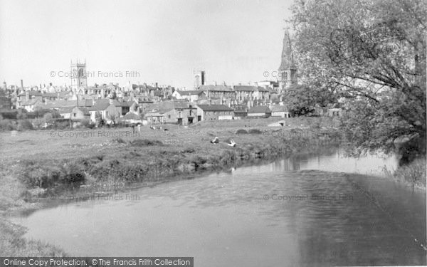 Photo of Stamford, View From The Meadows c.1955