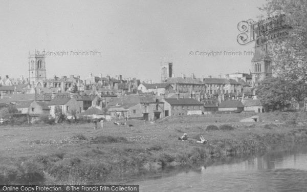 Photo of Stamford, View From The Meadows c.1955