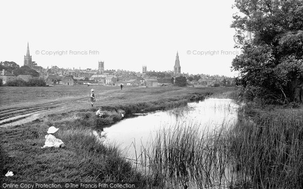 Photo of Stamford, View From The  Water Meadows 1922