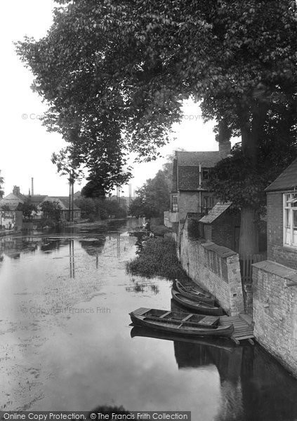 Photo of Stamford, View From Town Bridge 1922