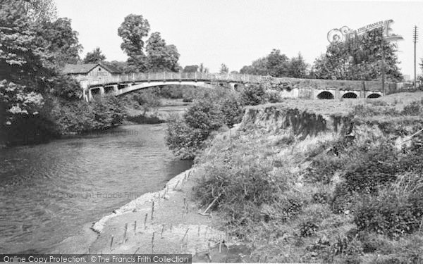 Photo of Stanford Bridge, The River And Bridge c.1960