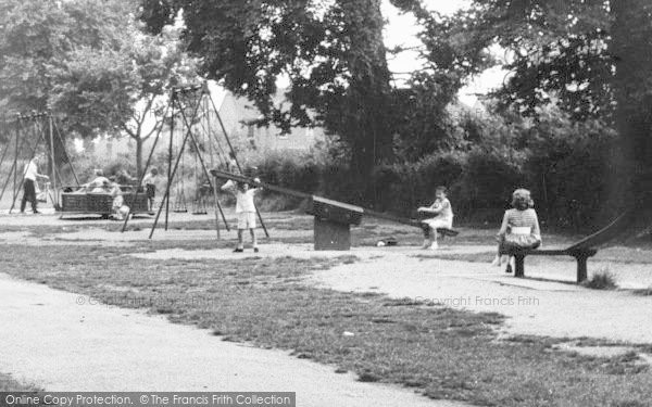 Photo of Stanford Le Hope, Children Playing In The Recreation Ground c.1960
