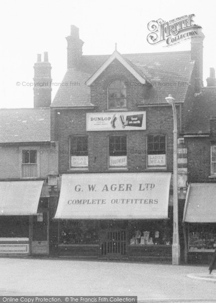 Photo of Stanford Le Hope, G W Ager Ltd, Outfitters c.1960