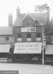 G W Ager Ltd, Outfitters c.1960, Stanford-Le-Hope
