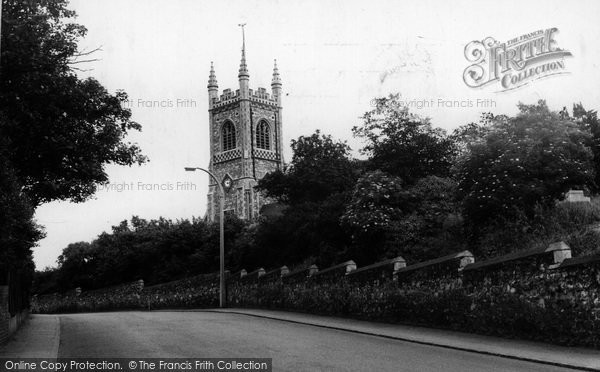 Photo of Stanford Le Hope, St Margaret's Church From Tavern Hill c.1960