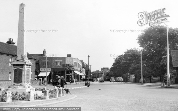 Photo of Stanford Le Hope, The Memorial And Wharf Road c.1960