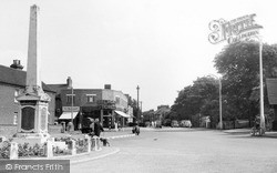 The Memorial And Wharf Road c.1960, Stanford-Le-Hope