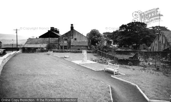 Photo of Stanhill, The James Hargreaves Memorial Garden c.1955