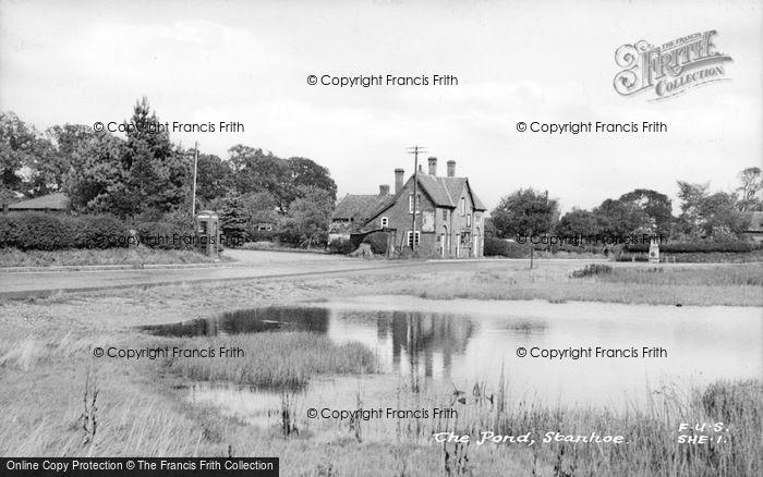 Photo of Stanhoe, The Pond c.1955