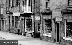 Front Street, Shops c.1960, Stanhope