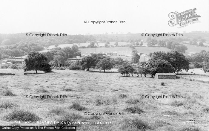 Photo of Stanhope, Heather View Caravan Site c.1960