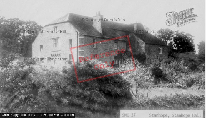 Photo of Stanhope, Stanhope Hall c.1955
