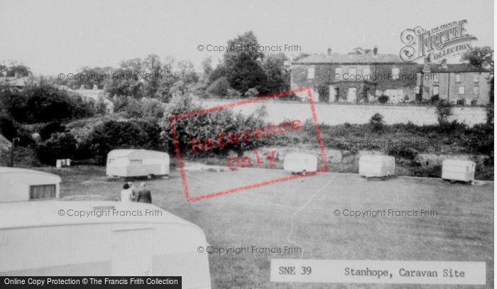 Photo of Stanhope, The Caravan Site c.1955