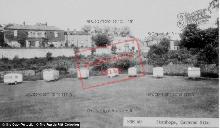 Photo of Stanhope, The Caravan Site c.1955