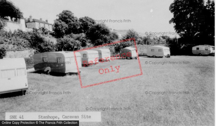 Photo of Stanhope, The Caravan Site c.1955