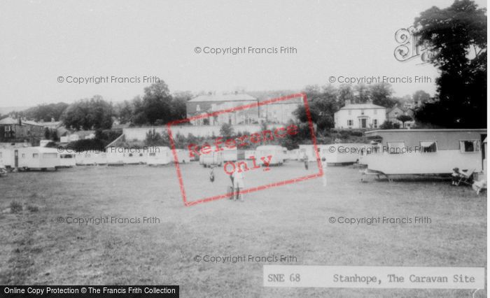 Photo of Stanhope, The Caravan Site c.1960