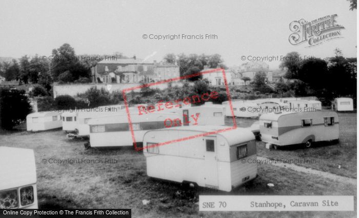 Photo of Stanhope, The Caravan Site c.1960