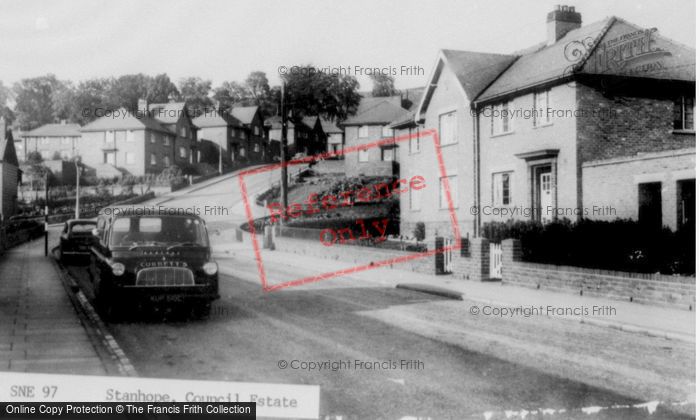 Photo of Stanhope, The Council Estate c.1960