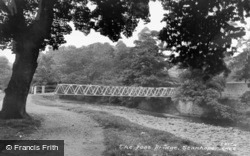 The Footbridge c.1955, Stanhope